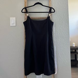 NWT Missguided Embellished Strap Black Dress Size 6